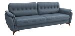 Прямой диван-кровать Дорис арт ТД 164 серо-зеленый